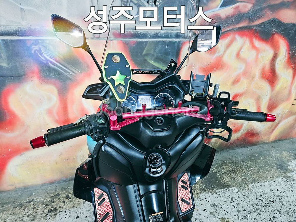 XMAX300CC/19년식/데칼튜닝/부산중고오토바이/중--7