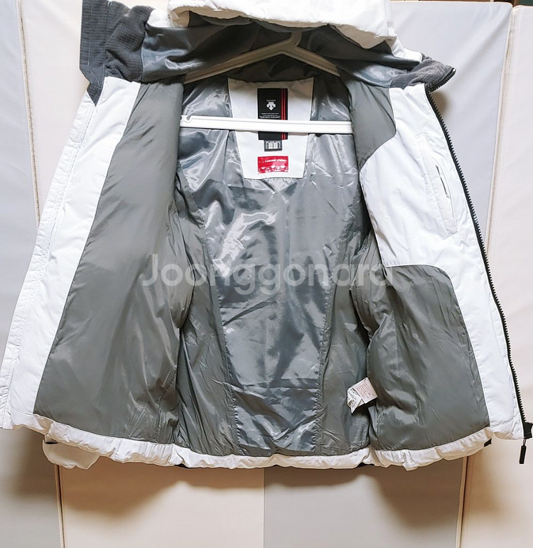 [L] 데상트 아우디 SKI 패딩점퍼 화이트1194--1