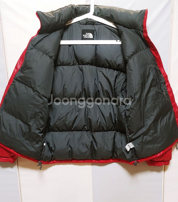 [L] 노스페이스 눕시 패딩점퍼 700 다크레드1196--1