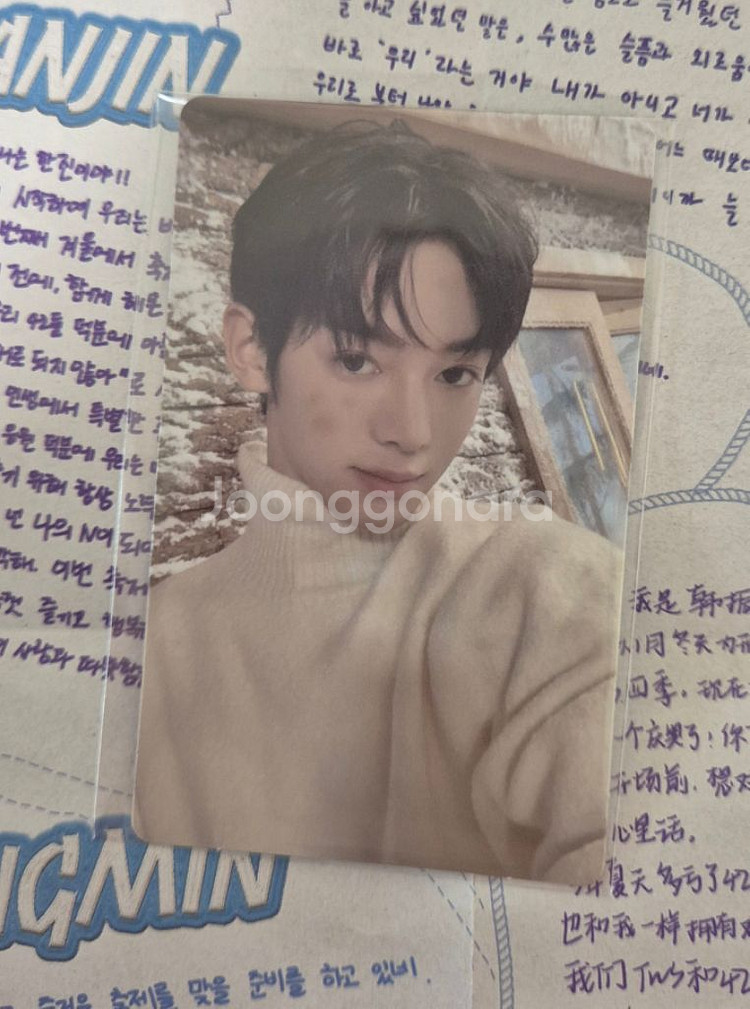 투어스 라스트벨 위버스샵 럭드 한진 포카--0