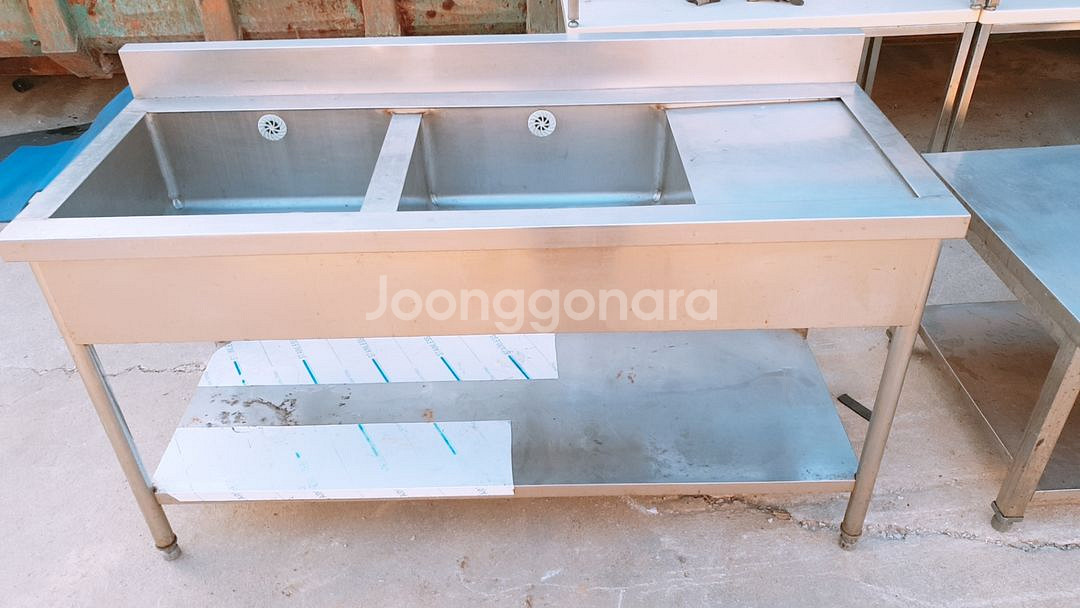 직거래) 계수대 , 스텐 선반--1