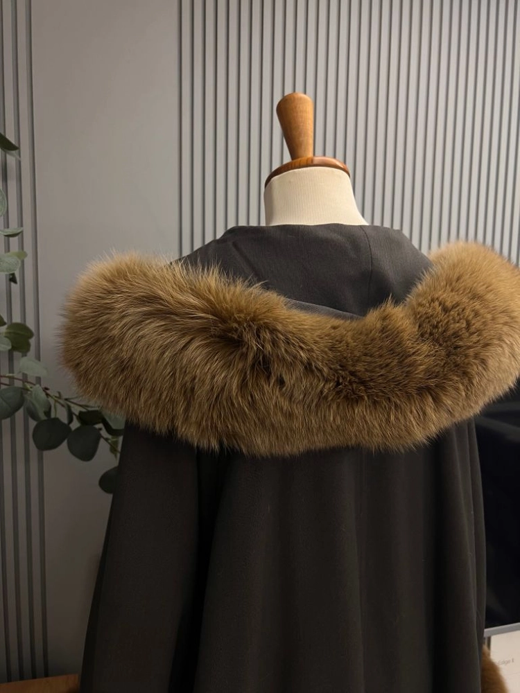 막스마라 폭스퍼 후드코트 이미지