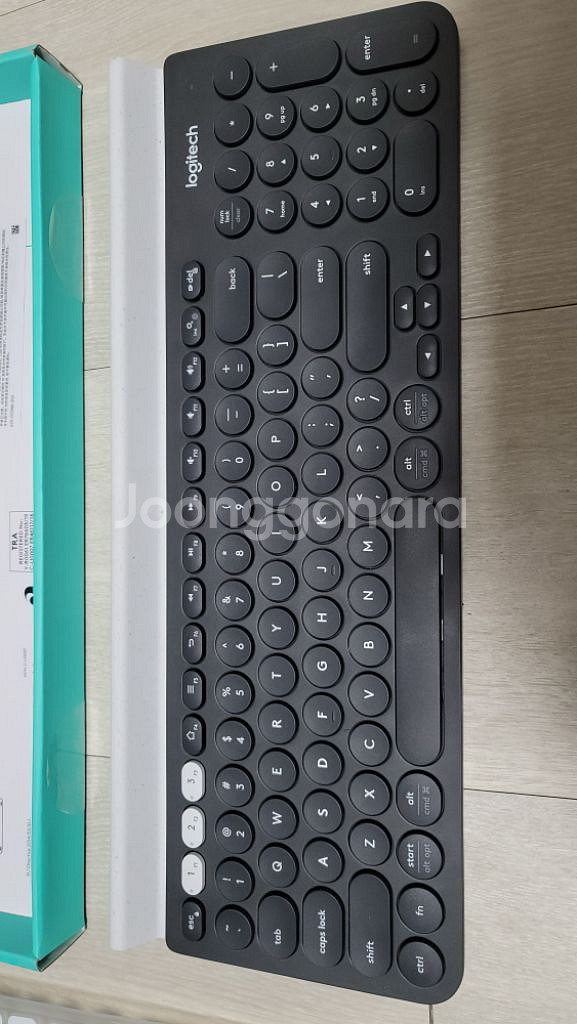 로지텍 k780 무소음 무선 풀세트 키스킨 포함--2