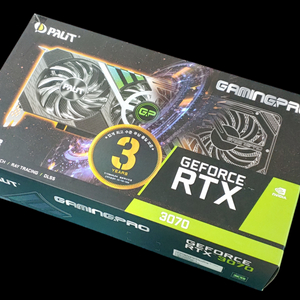 PALIT RTX3070 D6 8GB 3팬 그래픽카드