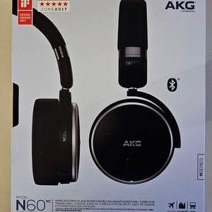 AKG N60nc 무선 헤드폰 미개봉 새제품