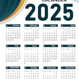 calander 2025 신년