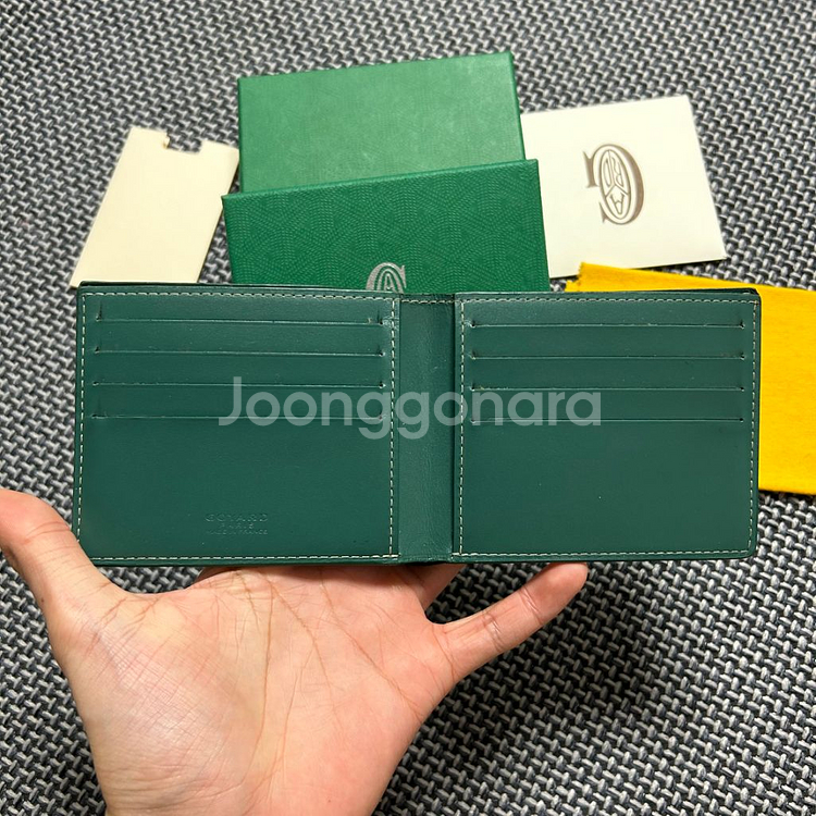고야드 마카쥬 그린 빅투아르 반지갑--9
