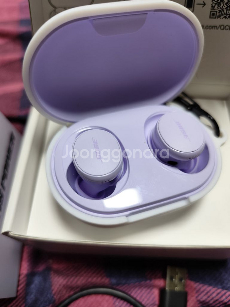 보스 BOSE QC 칠드라일락 이어버즈 팝니다.--1