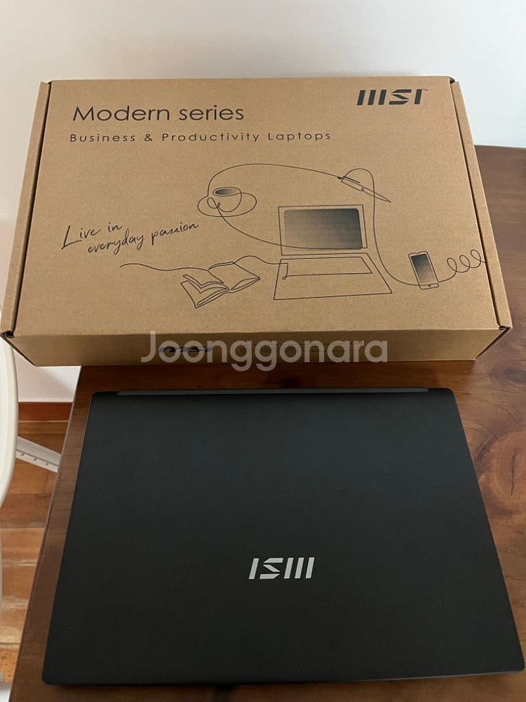 (S급 8개월사용) msi 모던14 (풀박스, 상처없음--0