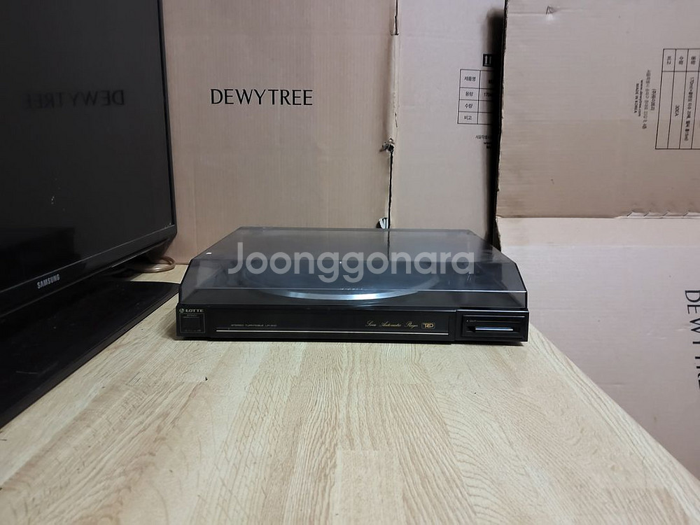 롯데 LP 턴테이블 LP-310 2호 (오디오 앰프 음--4