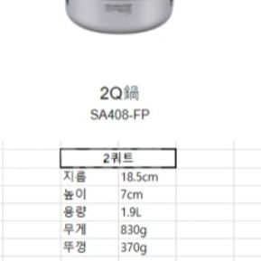 샐러드마스터 2쿼트