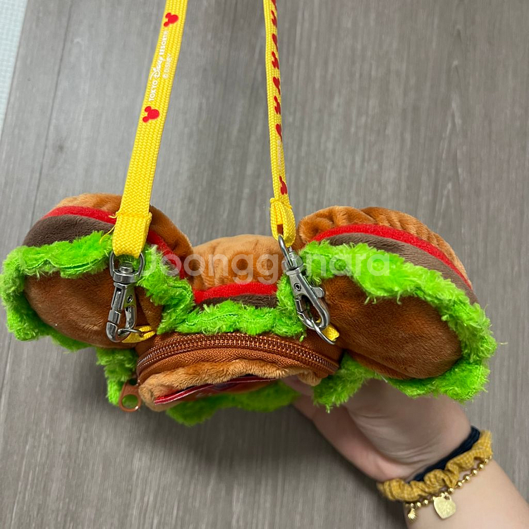 디즈니 미키 햄버거 가방--4