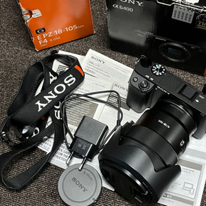 소니 a6400 바디 + 18105 G 렌즈