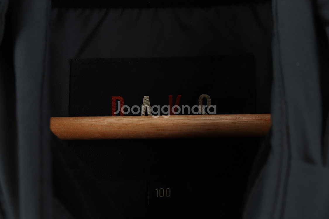 (L) 닥스 패딩 점퍼자켓 차콜 올드스쿨 한정판--4