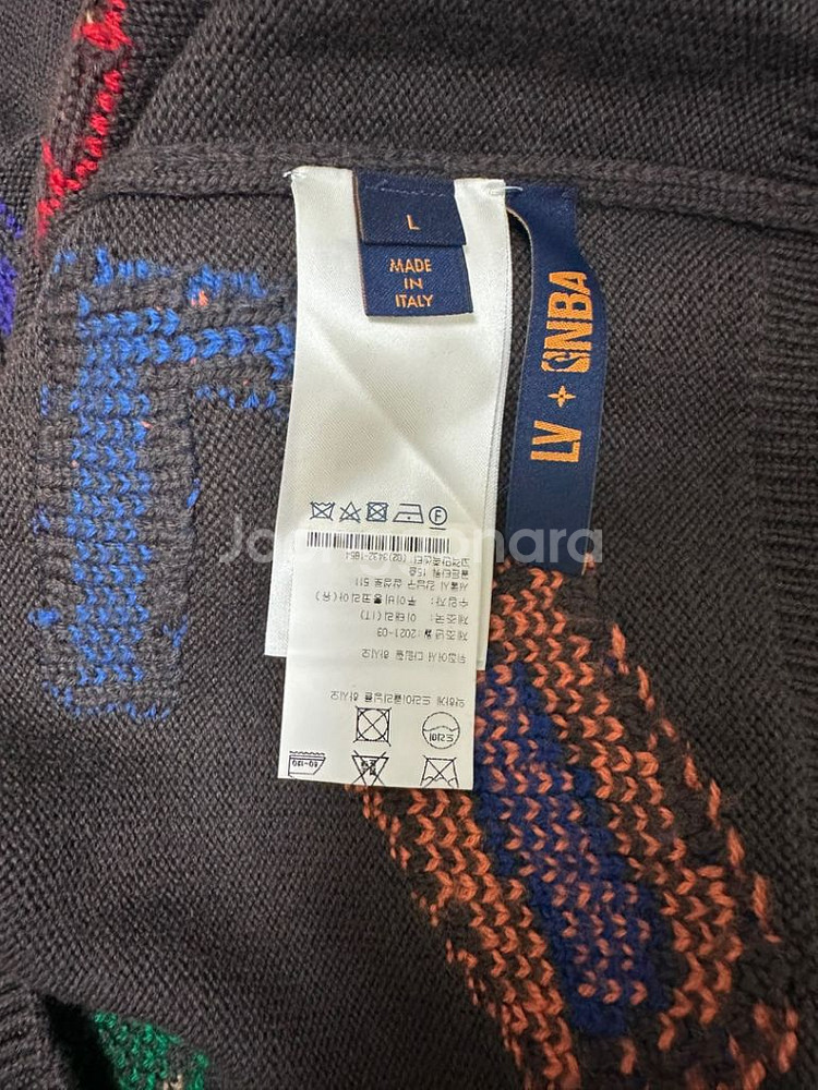 [L] 루이비통 NBA 콜라보 크루넥 니트 새상품--3