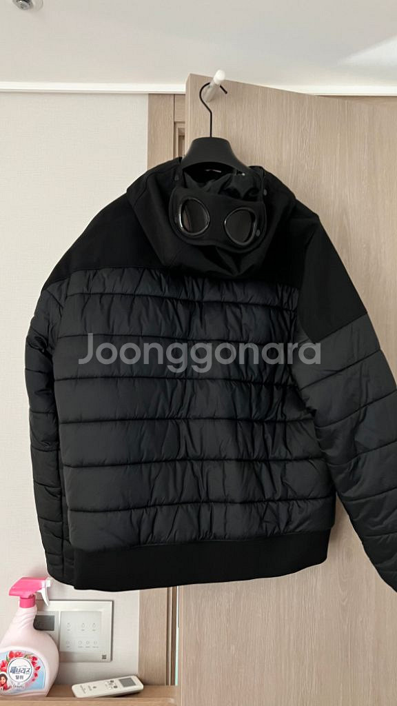 CP 컴퍼니 고글 후드 패딩 자켓 XL--4
