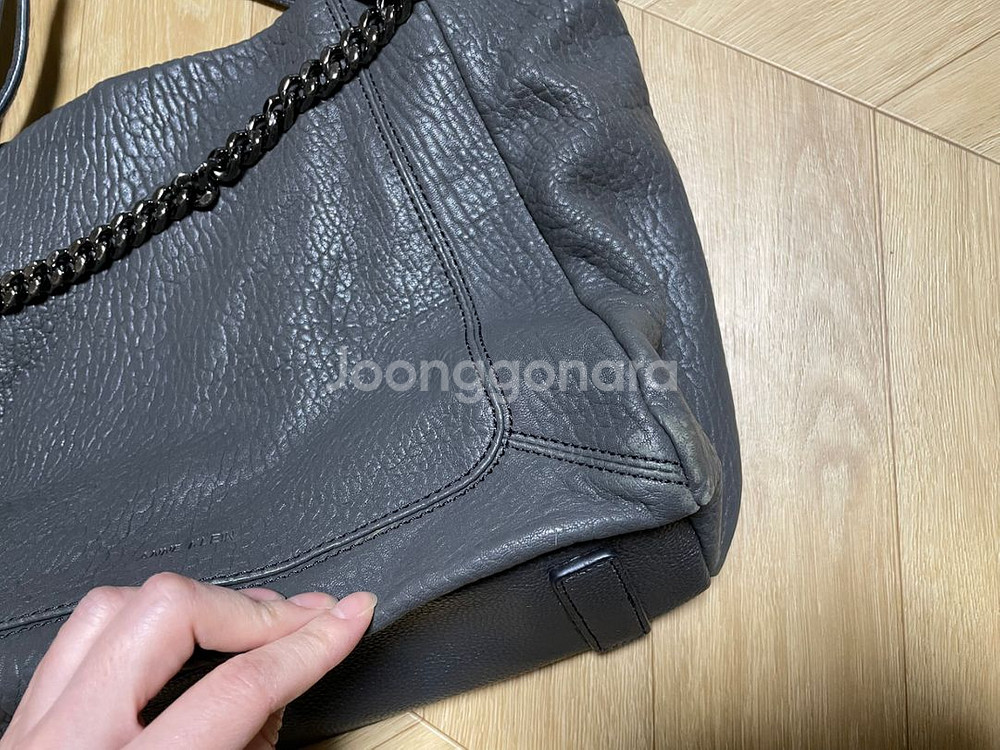 앤클레인 가방 그레이--2