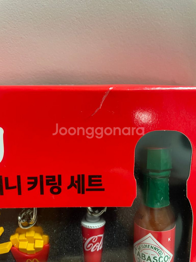 맥도날드키링, 맥스파이시 미니 키링 세트--1