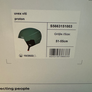 Uvex viti helmet