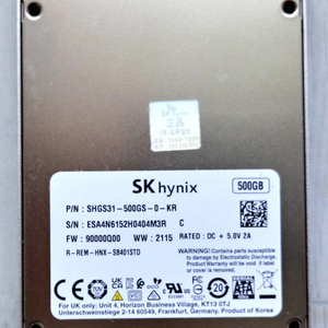 500GB SSD(SK hynix)