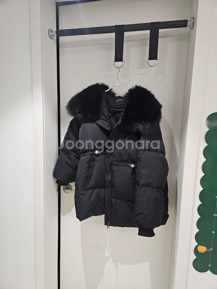 블랙바비 폭스카라 패딩 멜로패딩 새제품--8