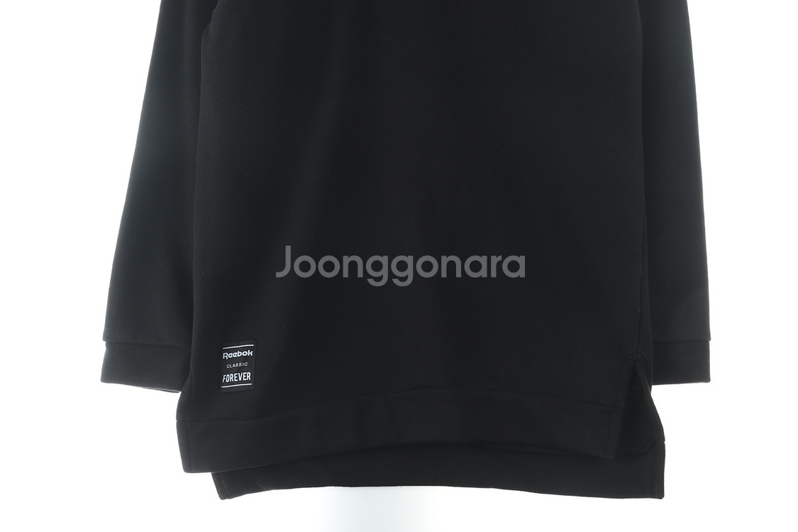 (M) 리복 맨투맨 티셔츠 블랙 올드스쿨 한정판--2