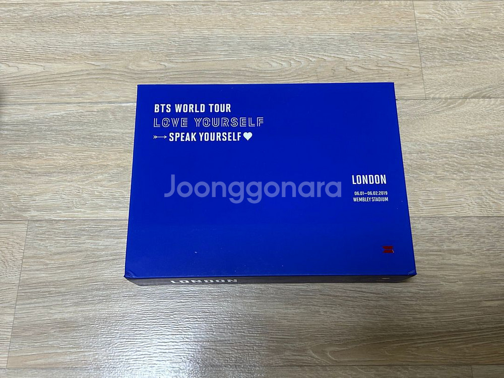 방탄 스픽콘 런던 웸블리 디비디 (북마크 지민)--1