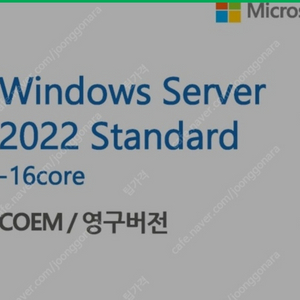 윈도우 2022 server 16core 팝니다