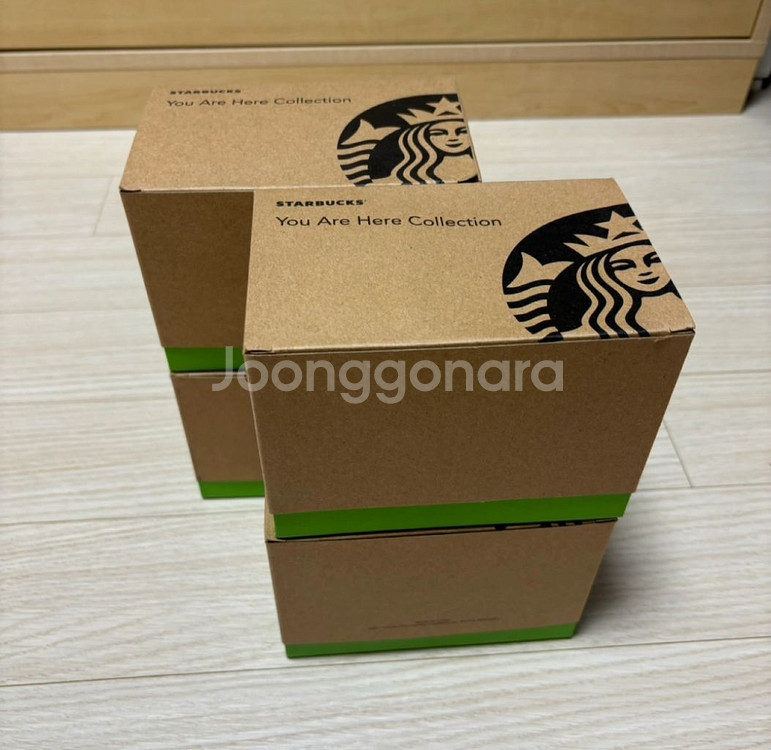 미사용 정품 스타벅스 시티컵 유아히어 콜렉션--1