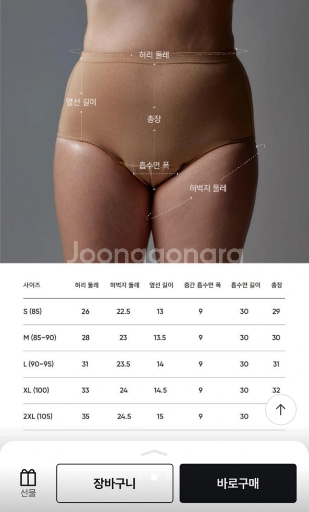 새상품 체레미마카 생리팬티--2