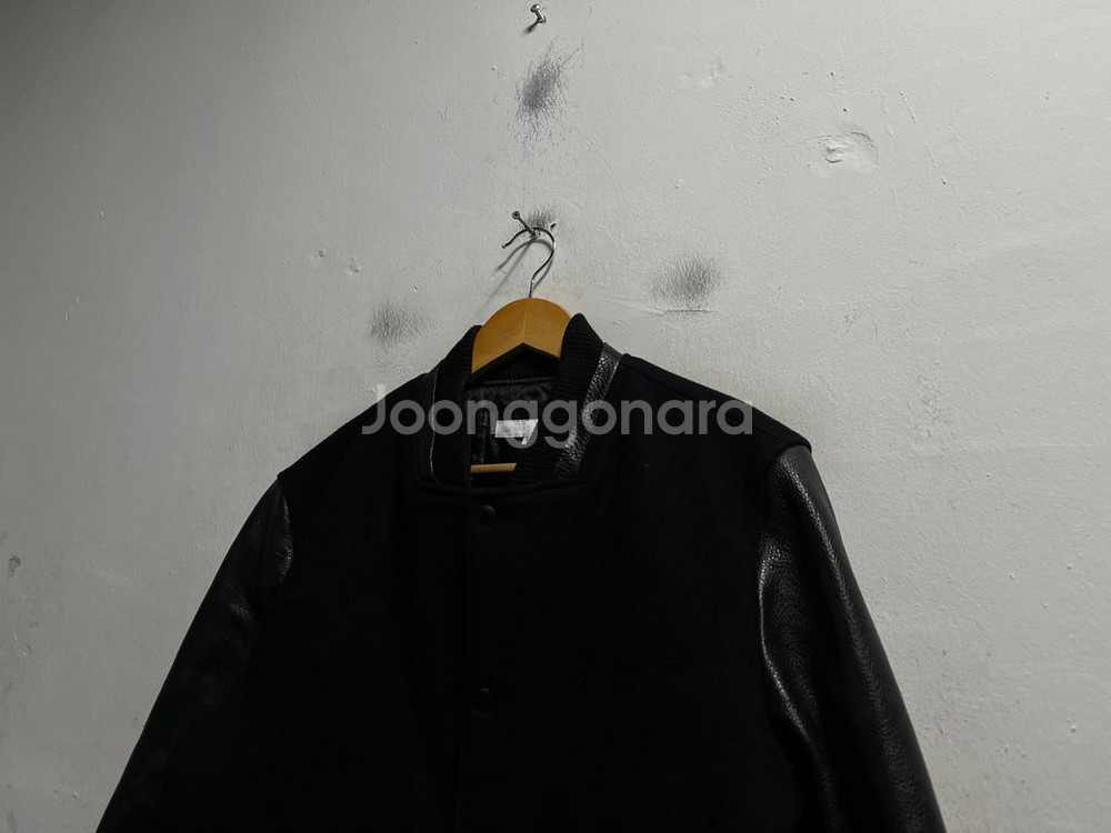 95-100 로커드 리얼가죽 울 바시티자켓 점퍼--1