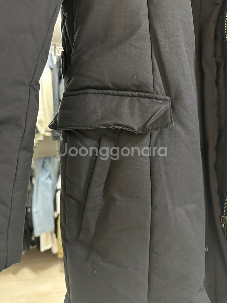 타임옴므 구스다운 패딩 코트--5