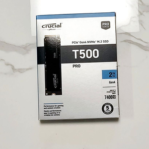 ssd 2TB t500 nvme pcie 4.0 미개봉