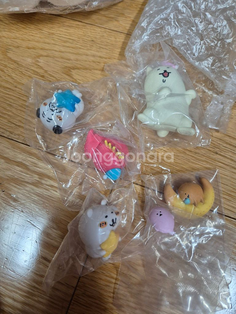 농담곰 잠자는 피규어 6종--1