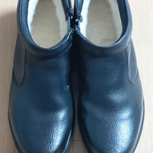 피에르 가르뎅 남성 검정 기모 부츠