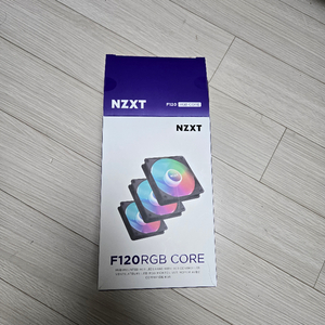 NZXT F120 RGB CORE 컨트롤러/3팩,블랙