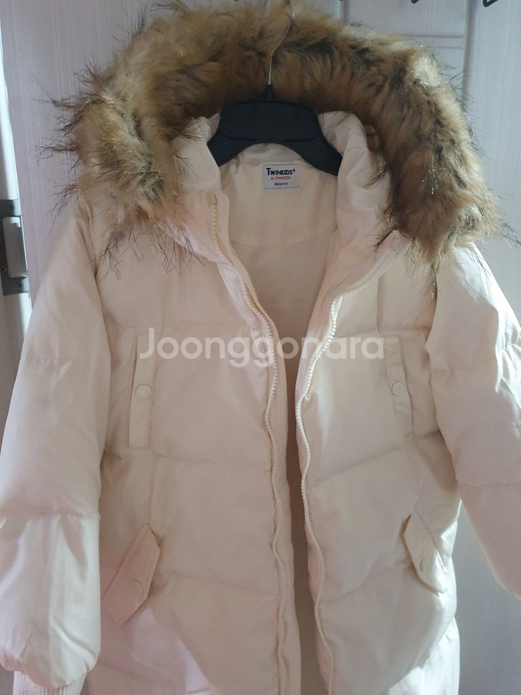트윈키즈 덕다운 패딩 145 오리털 점퍼 자켓--2