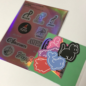 플레이브 스티커 일괄