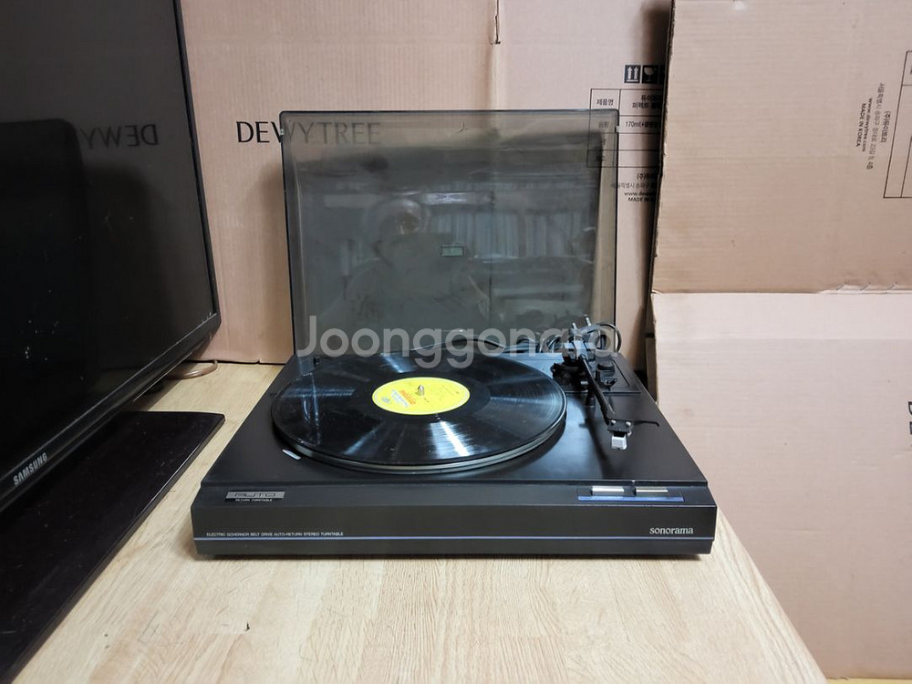 삼성 LP 턴테이블 PL 400 (오디오 앰프 음향기기--0
