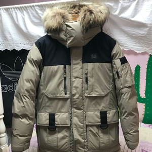코오롱 안타티카 14fw 박서준패딩 베이지 사이즈100