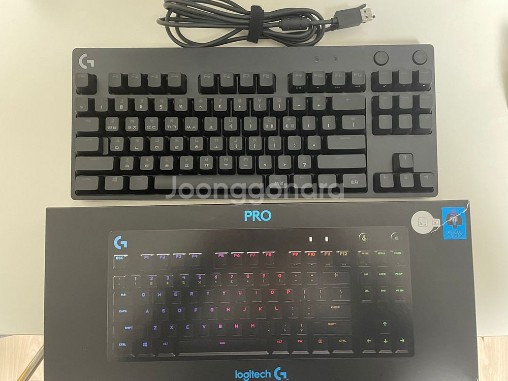 게이밍 로지텍 PRO TKL GX BLUE 키보드 판매--0