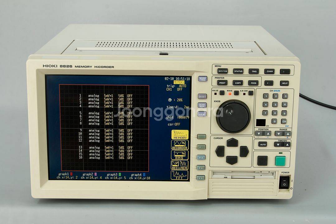 Hioki 8826 메모리 하이코더 (N68)--0