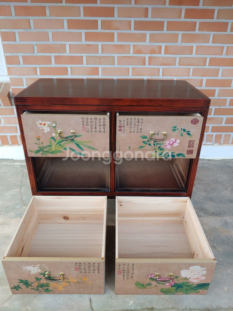 고가구 고서화4서랍장--2