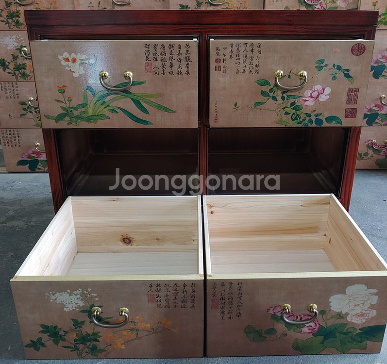 고가구 고서화4서랍장--5