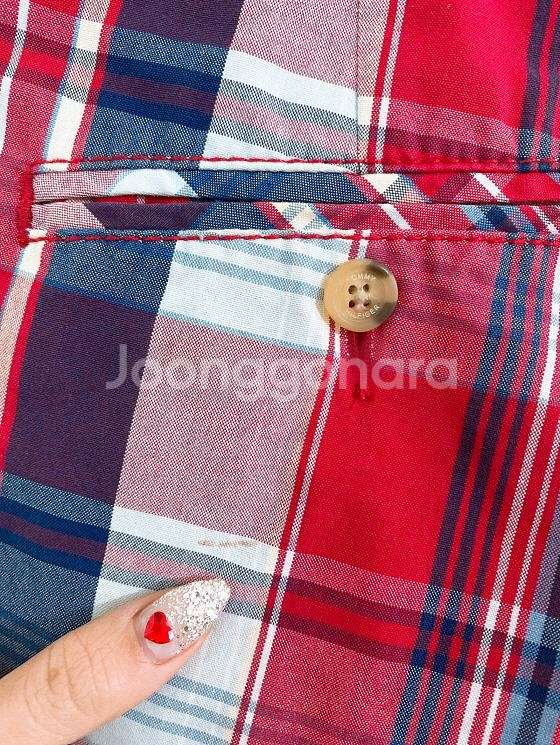 (정품)타미힐피거면100%체크반바지(남성용35)--4