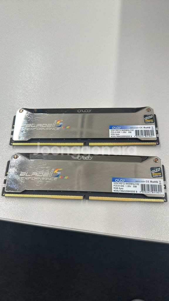 oloy dd5 16gx2 6400 cl32 메모리--0