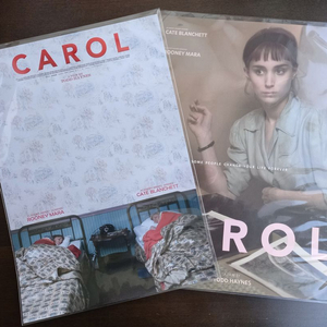 캐롤 포스터 총2매 carol 영화