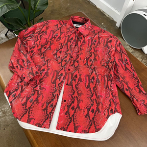 msgm 뱀피 오버셔츠 38