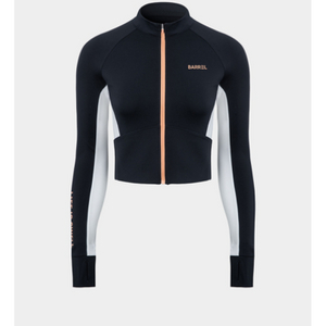 (새제품) 배럴 우먼 모션 크롭 집업 레쉬가드