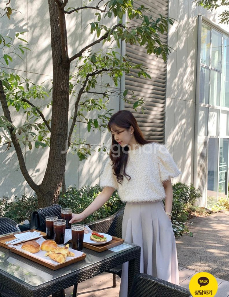 바이씨니 제작 보슬 블라우스 아이컬러--2